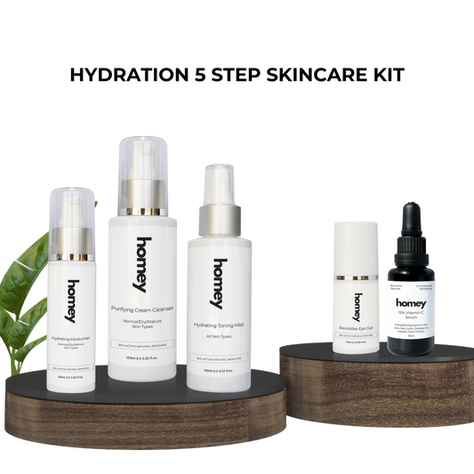 Homey Skin Hydration 5 Step Skincare Kit