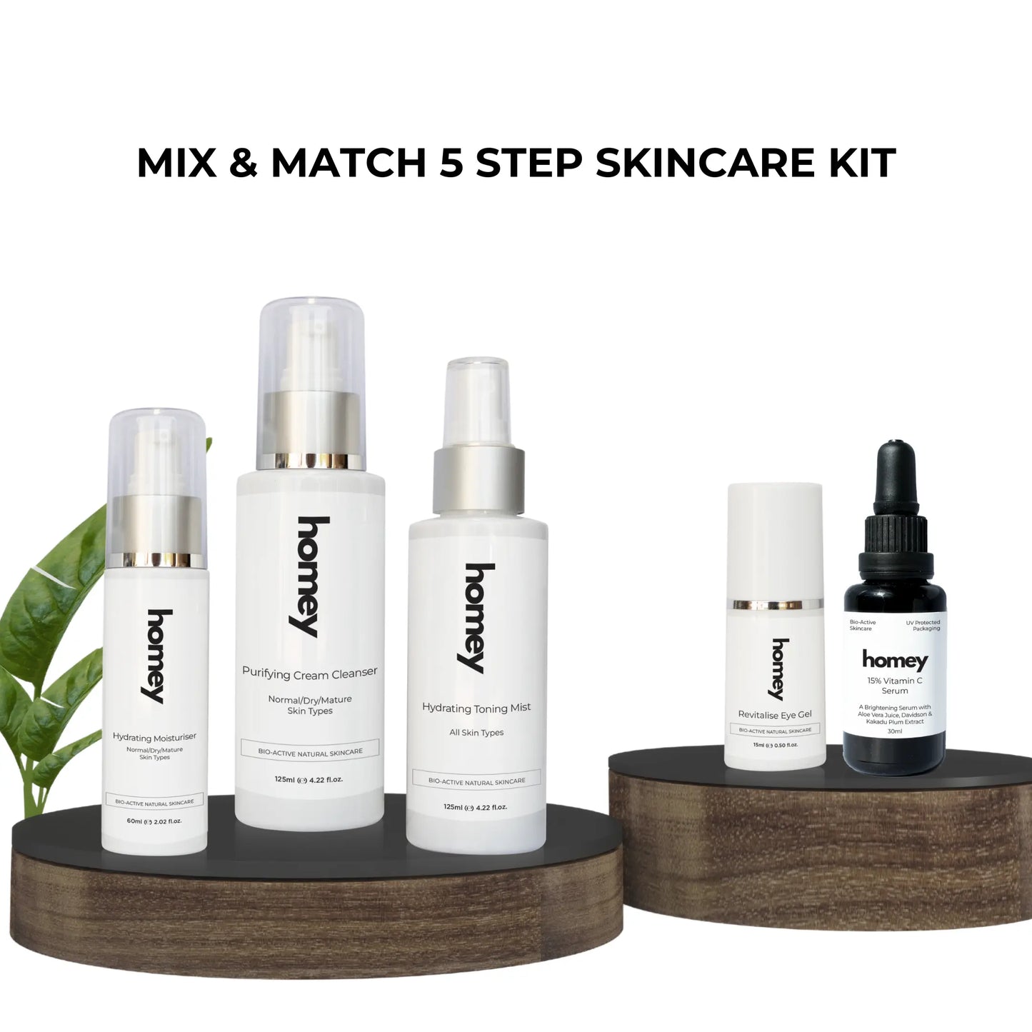 Homey Skin Mix & Match Five Step Skincare Kit