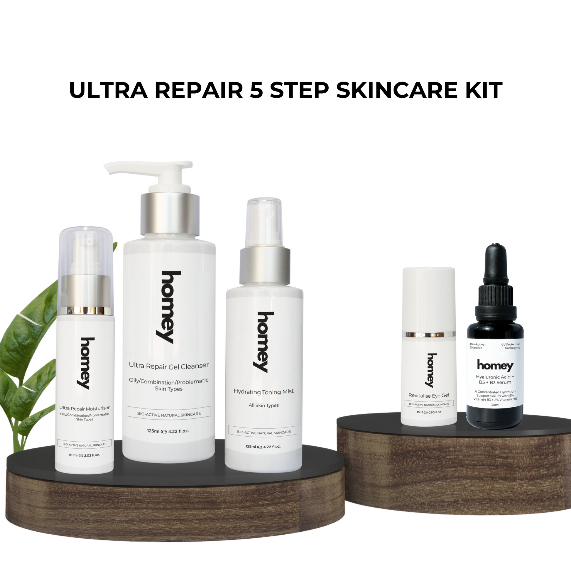 Homey Skin Ultra Repair 5 Step Skincare Kit