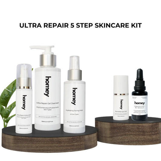 Homey Skin Ultra Repair Five Step Skincare Kit